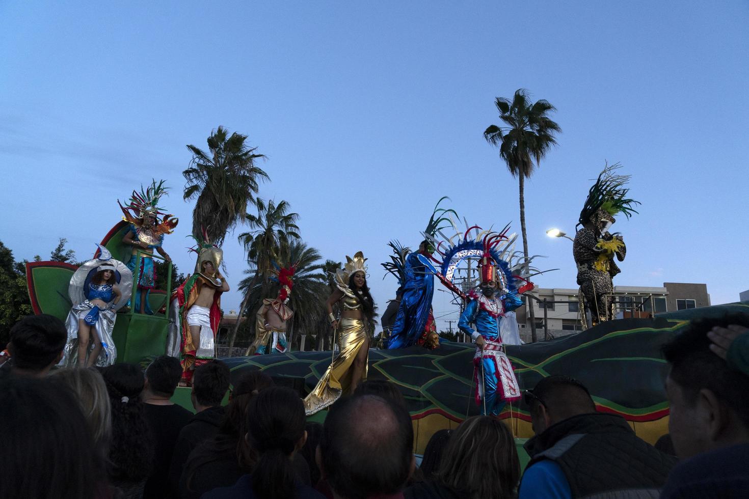 LA PAZ, MEXICO - FEBRUARY 22 2020 - Traditional Baja California Carnival photo