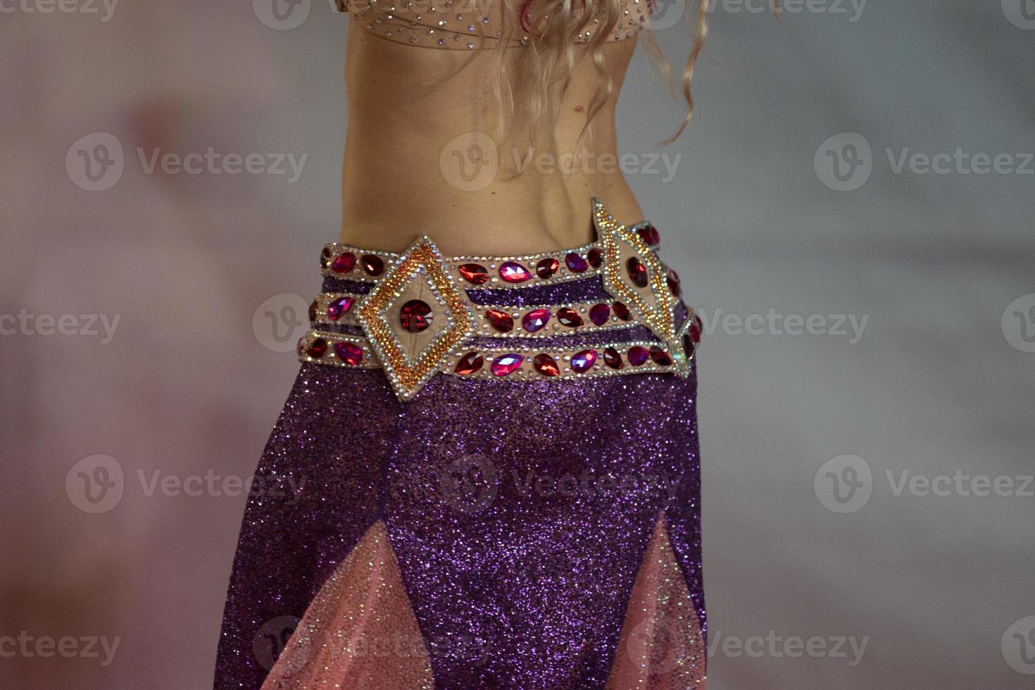 Oriental belly dancer beutiful move photo