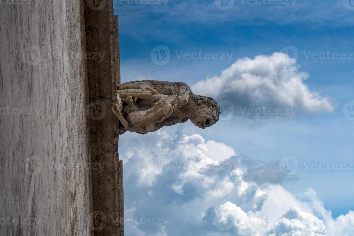 Valencia Silk Exchange Market building Lonja de la Seda gargoyles photo