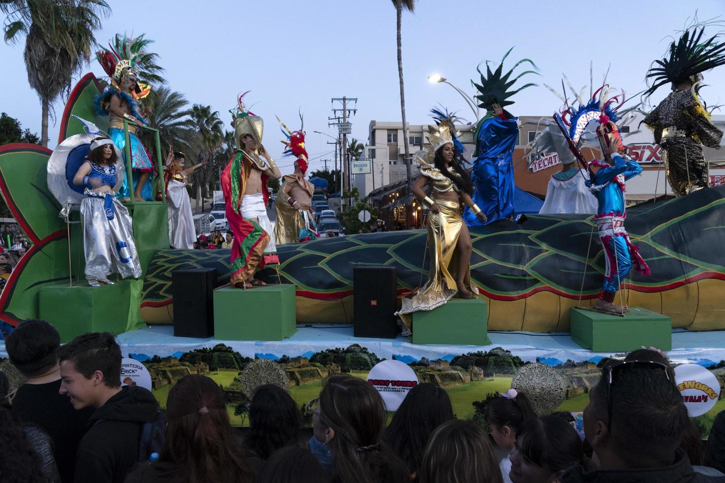 LA PAZ, MEXICO - FEBRUARY 22 2020 - Traditional Baja California Carnival photo