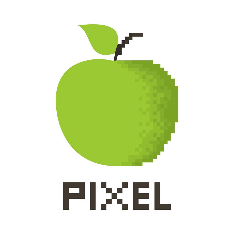 The Apple. Vector illustration