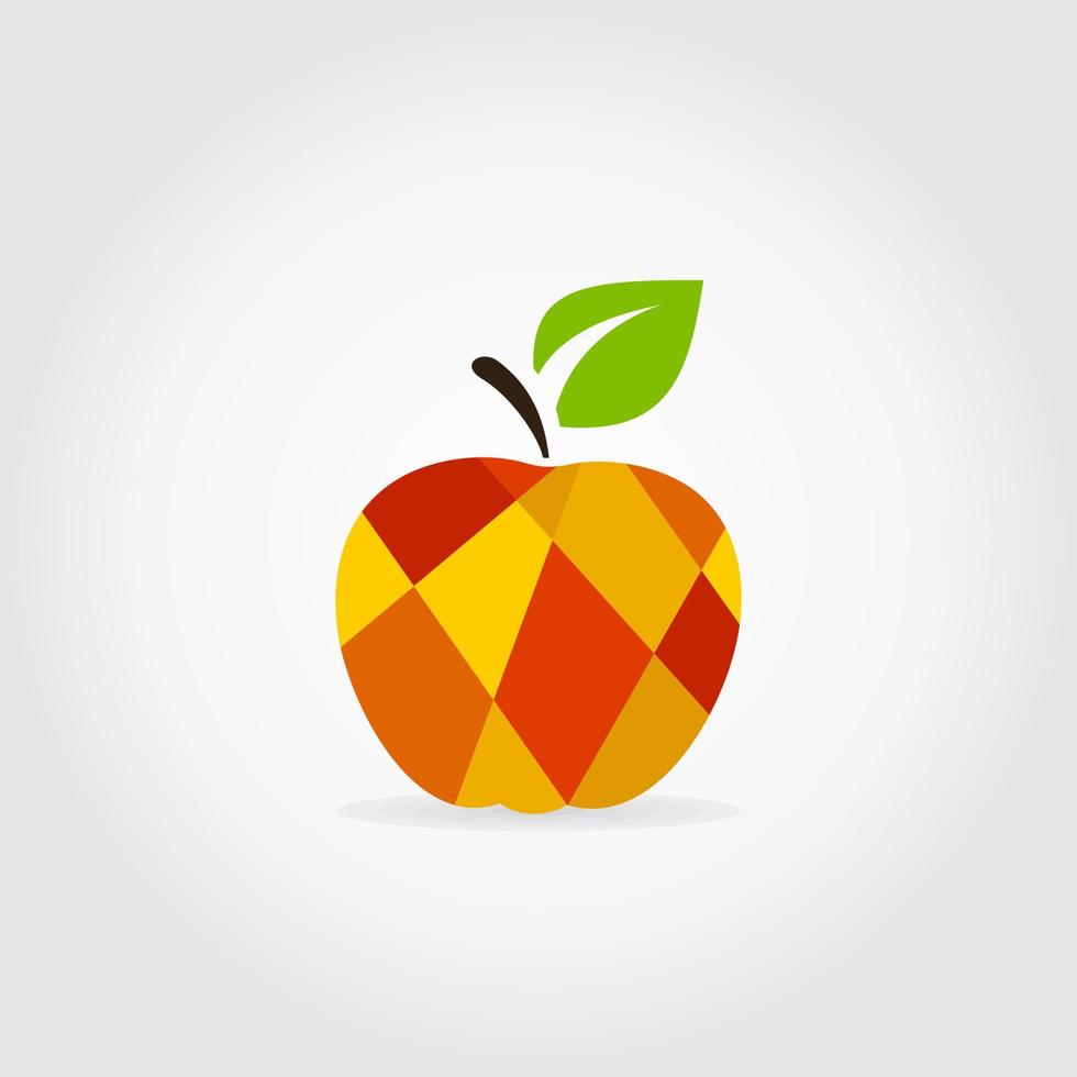 The Apple. Vector illustration