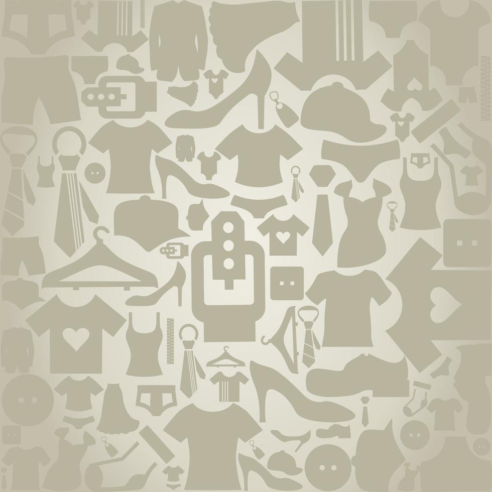 Background made of clothes. A vector illustration