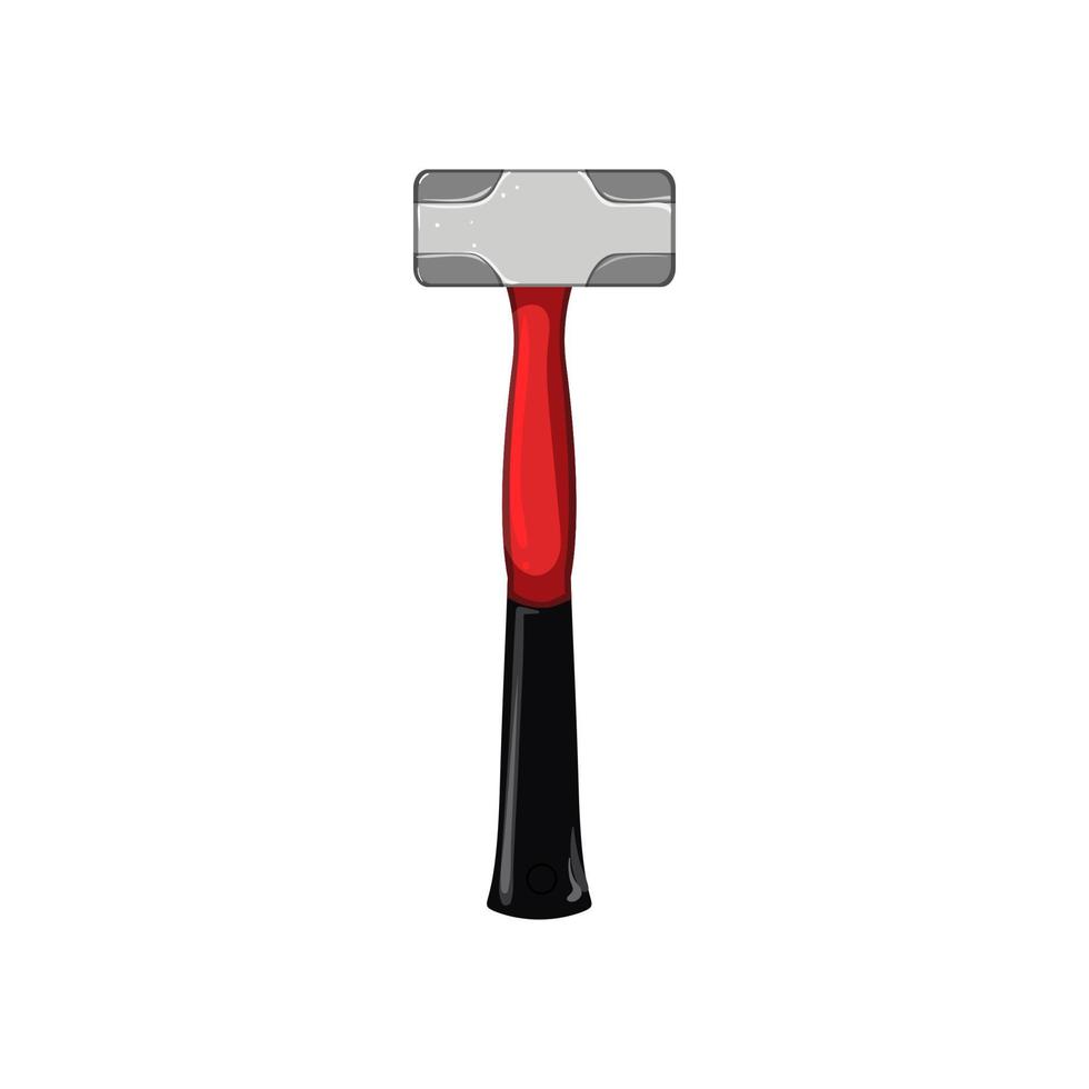 handle hammer tool cartoon vector illustration