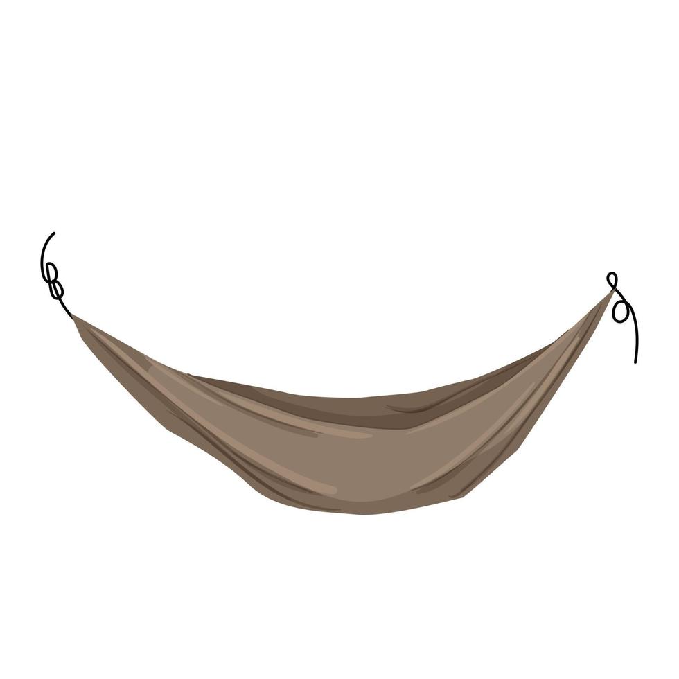descanso hamaca relajarse color icono vector ilustración