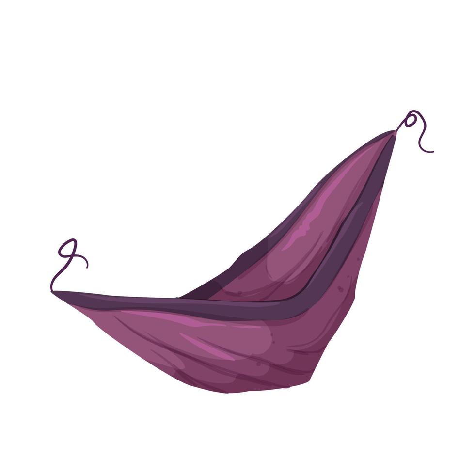 dormir hamaca relajarse color icono vector ilustración