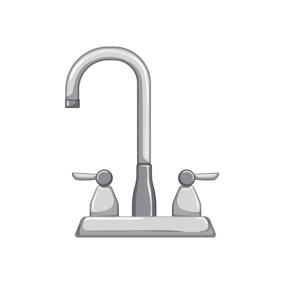 pipe faucet water cartoon vector illustration