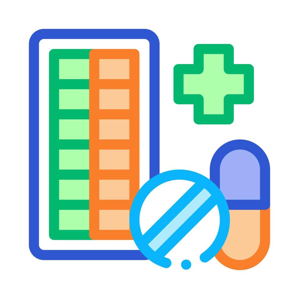 Pharmacy Biohacking Icon Vector Illustration