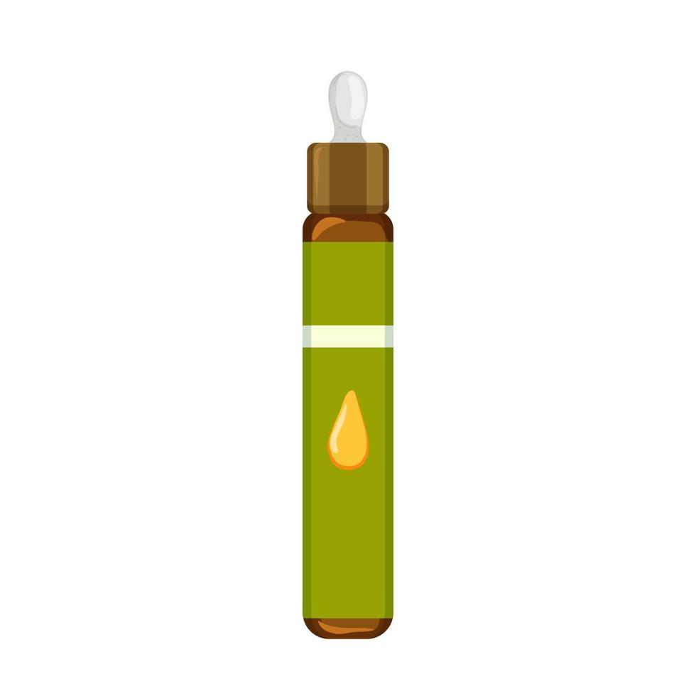 essential fragrance oil color icon vector illustration