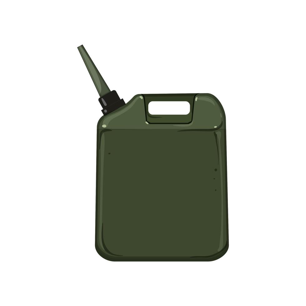 gas fuel can cartoon vector illustration