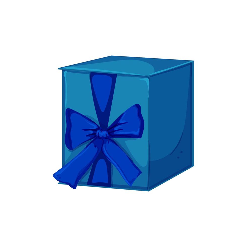 surprise gift box cartoon vector illustration