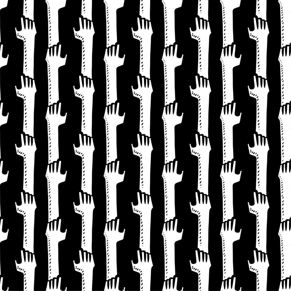 vector illustration of hand cartoon