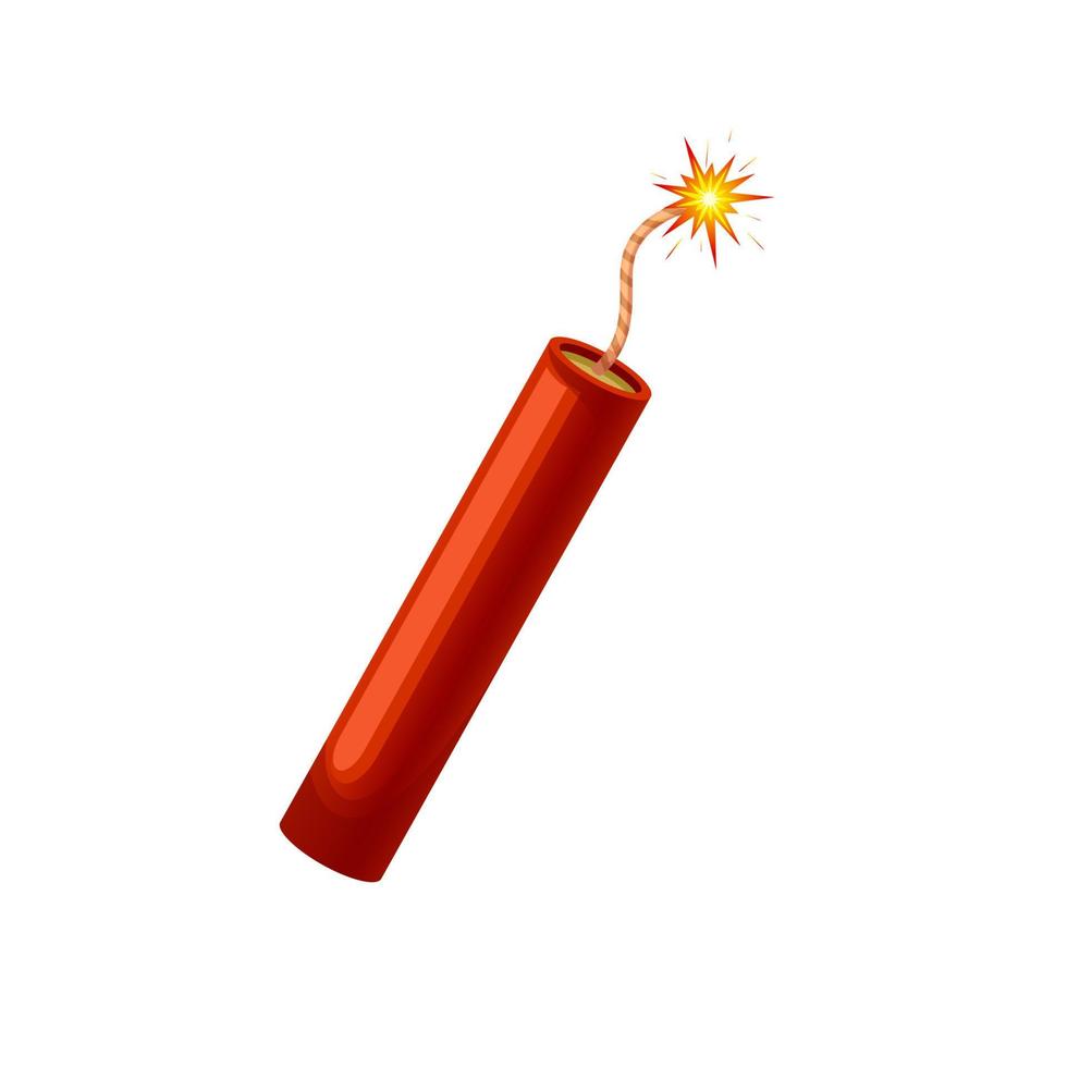 dynamite tnt cartoon vector illustration