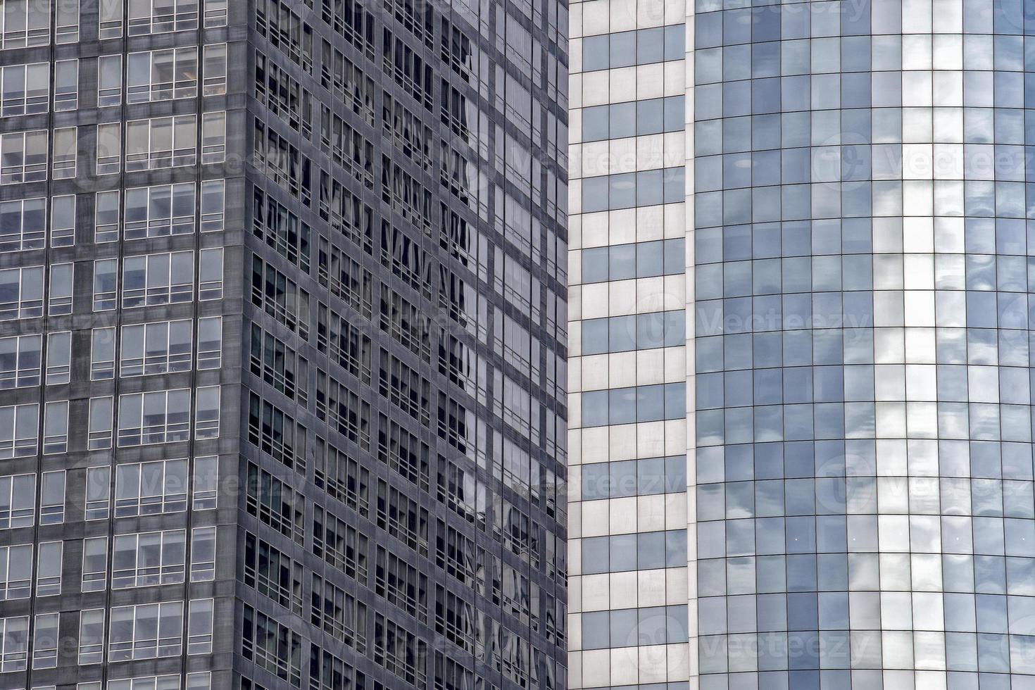 new york manhattan skyscrapers building detail photo