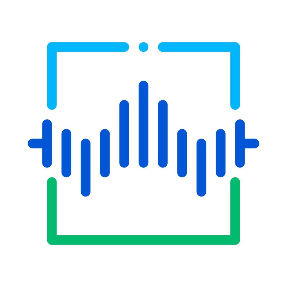 Wireless Sensor Voice Control Icon Vector Illustration