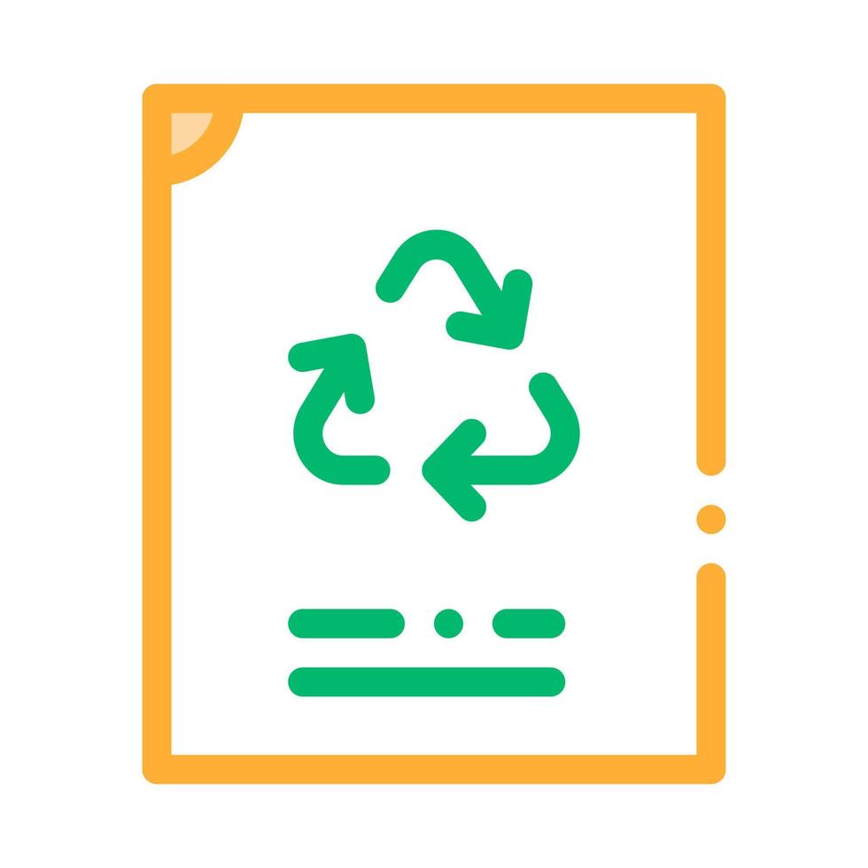 Eco Recycle Vacuum Package Packaging Vector Icon