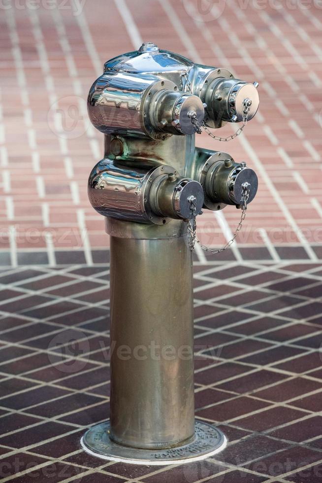 metal street hydrant in america photo