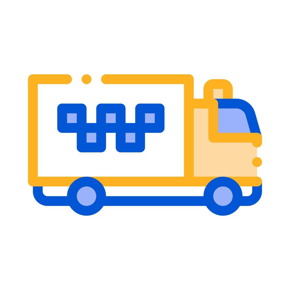 Logo Truck Online Taxi Icon Vector Illustration