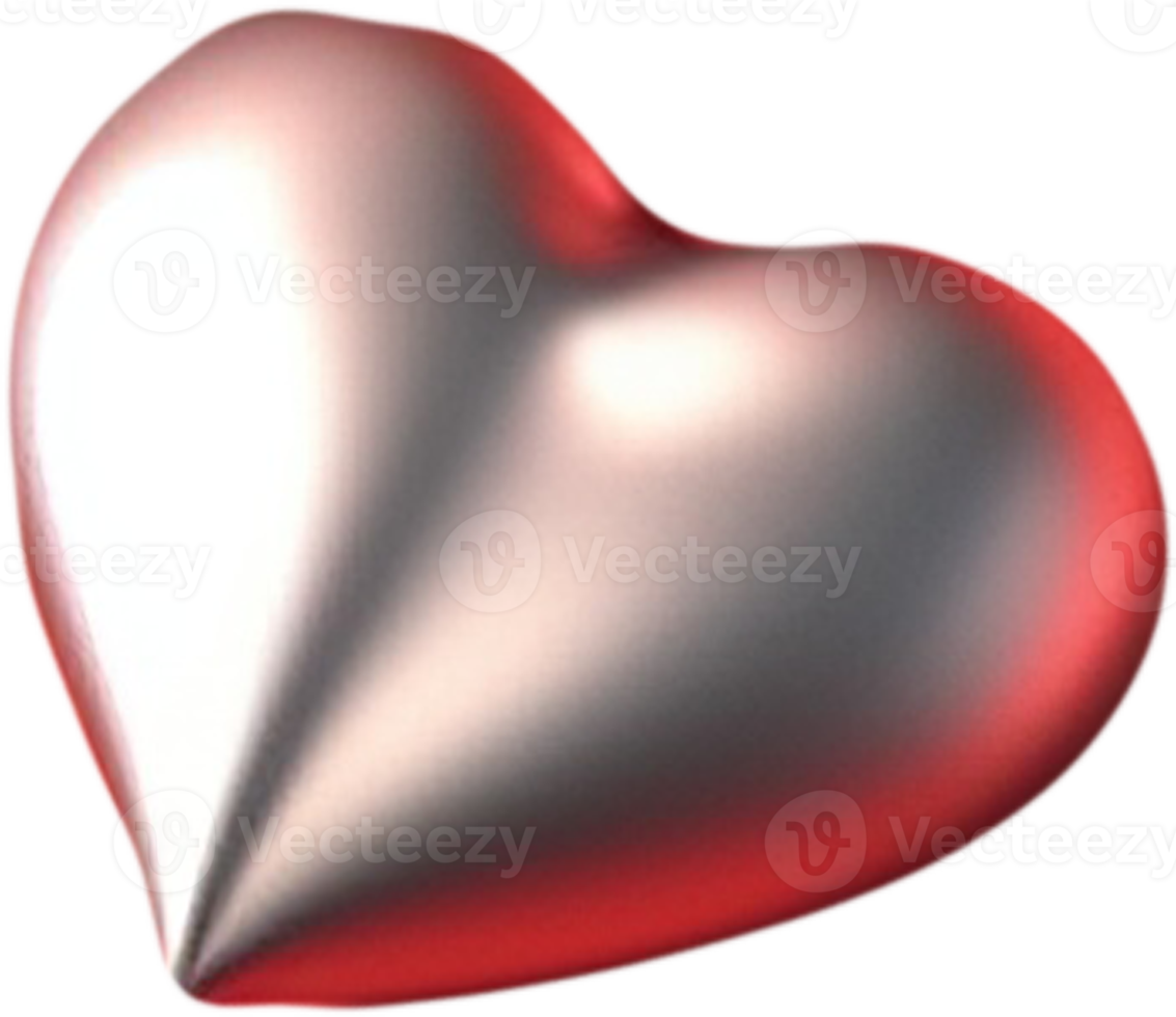 3d cuore illustrazione che rappresentano passione png