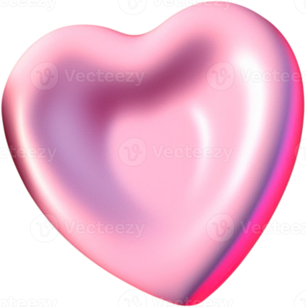 3D Heart Symbol of Romance png