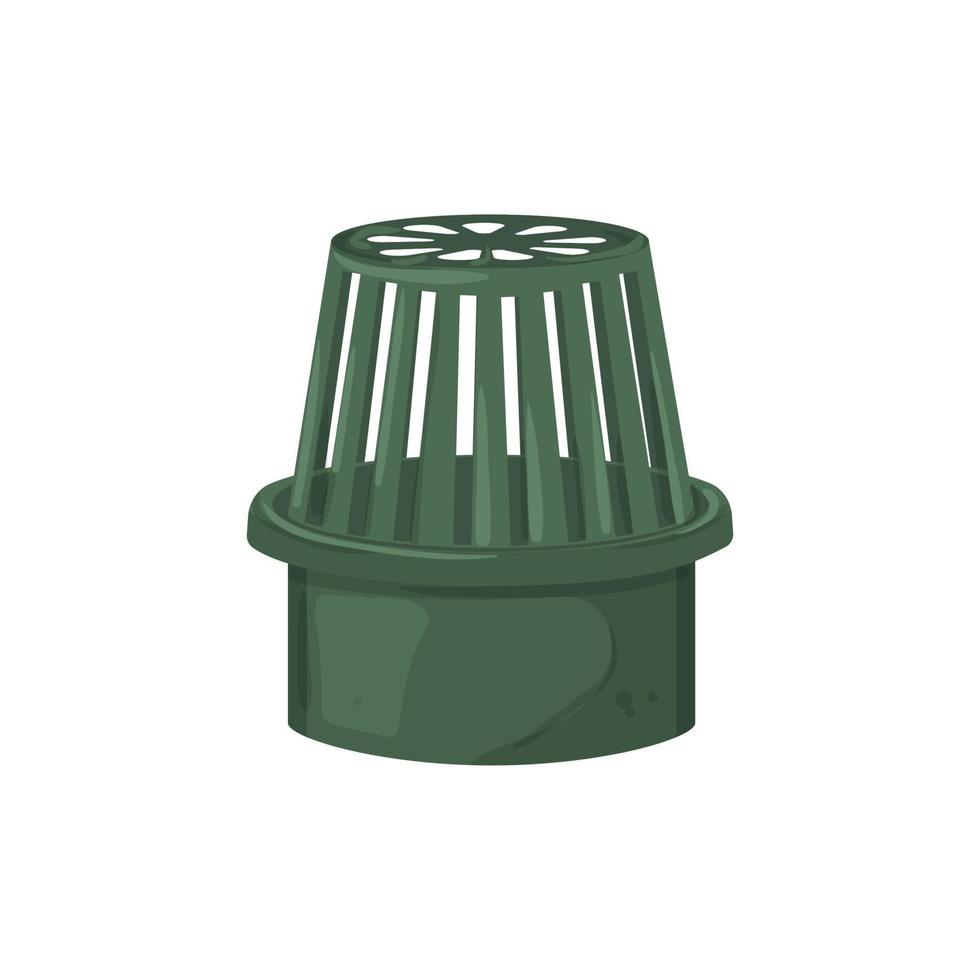 manhole drainage grate cartoon vector illustration