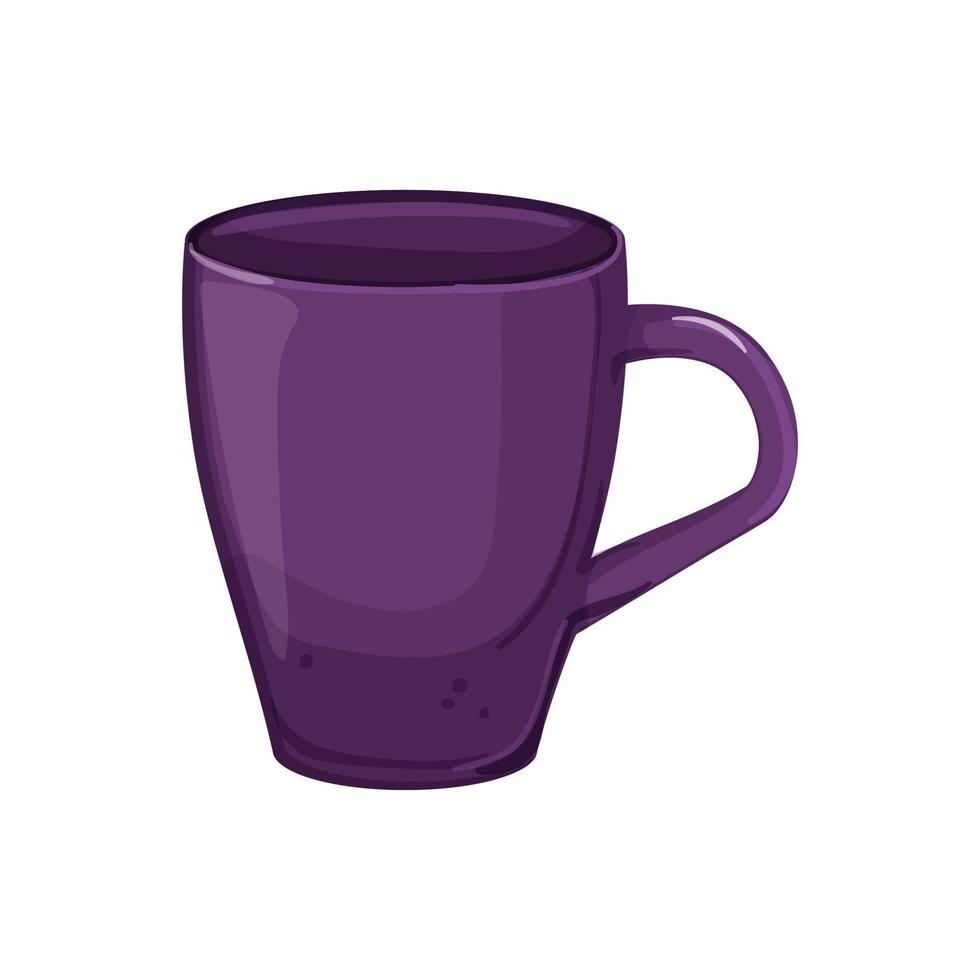 pottery cup ceramic cartoon vector illustration