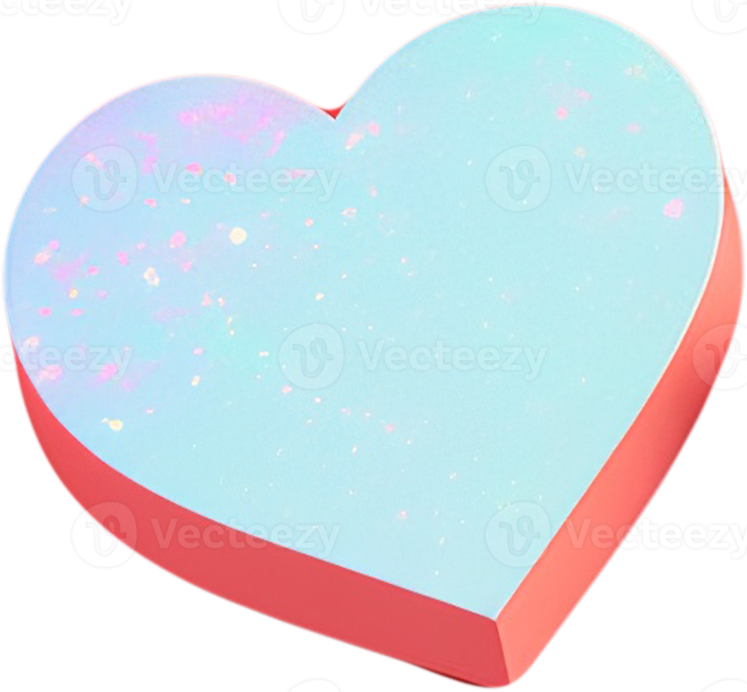 3D Heart Illustration Expressing Love png