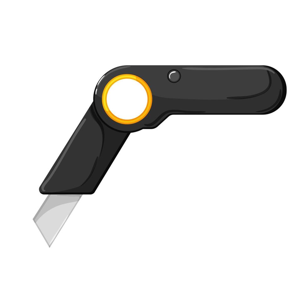 blade cutter knife cartoon vector illustration