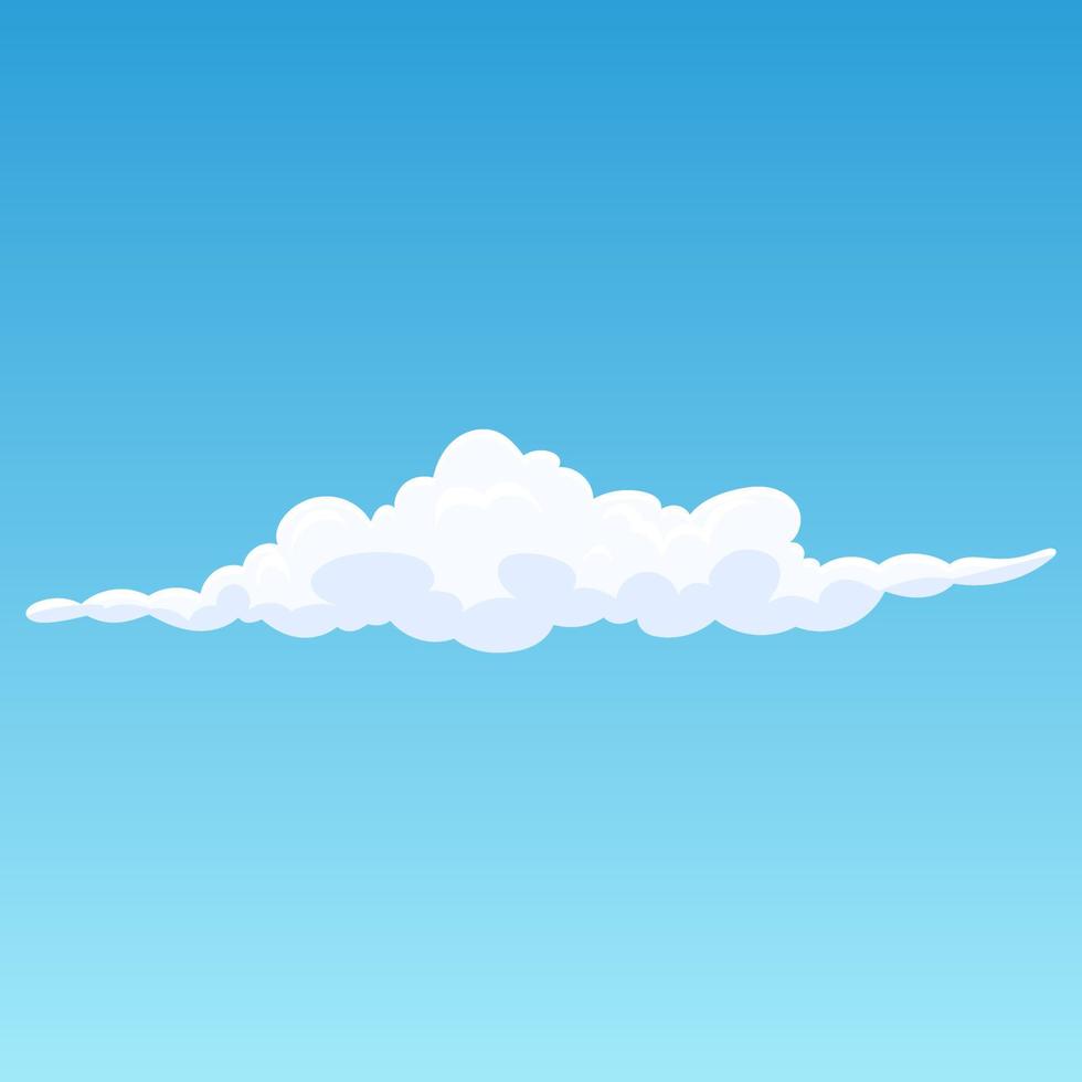 wind cloud cartoon vector