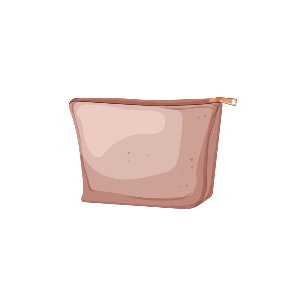 bag cosmetic pouch cartoon vector illustration