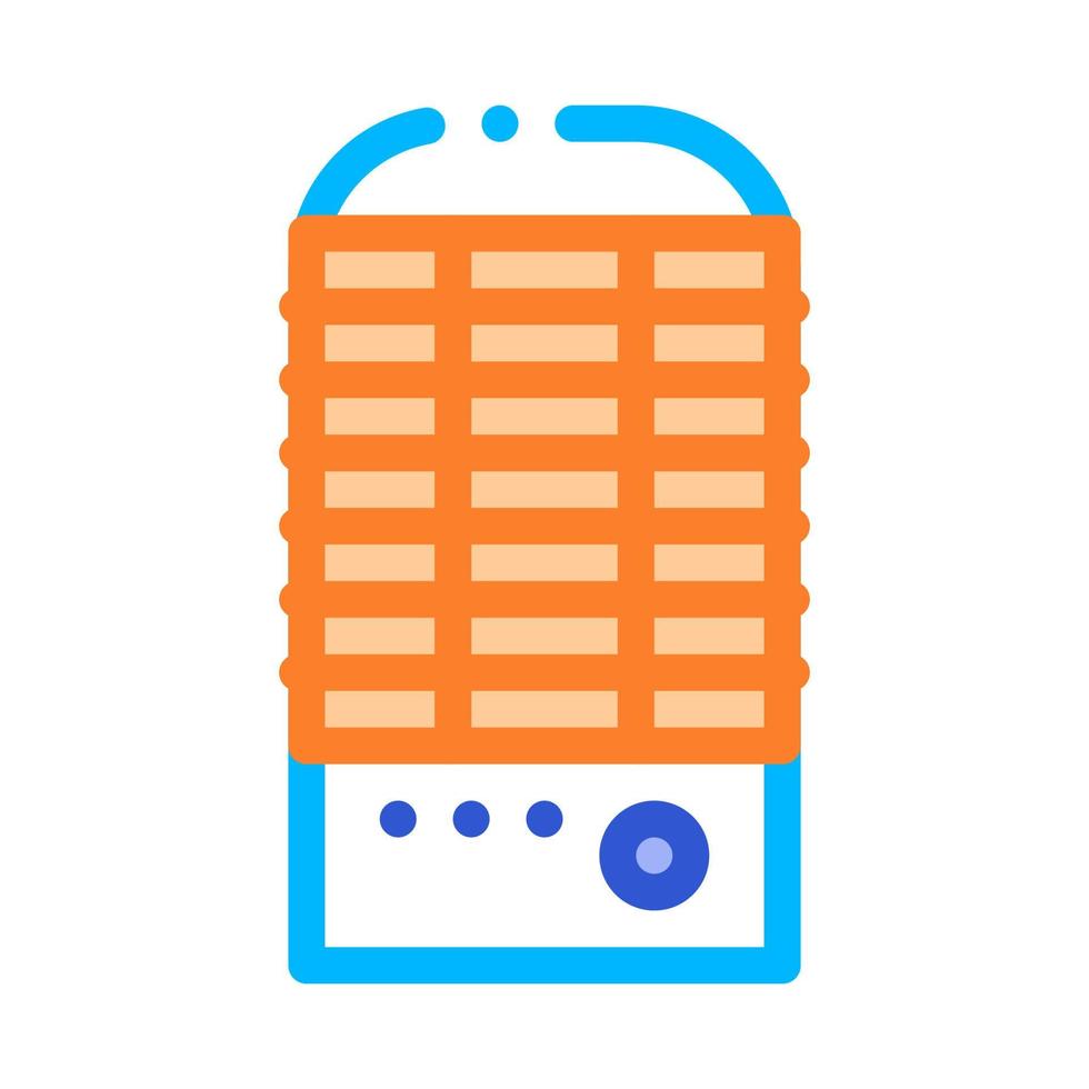 vector de dispositivo fresco de ventilador de aire acondicionado portátil