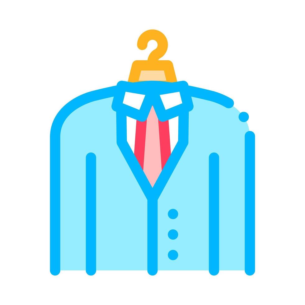 Business Suit Costume Job Hunting Vector Icon