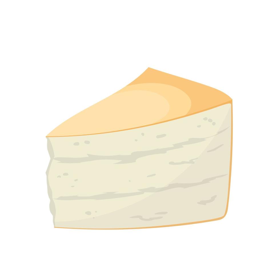 ilustración de vector de dibujos animados de queso parmesano