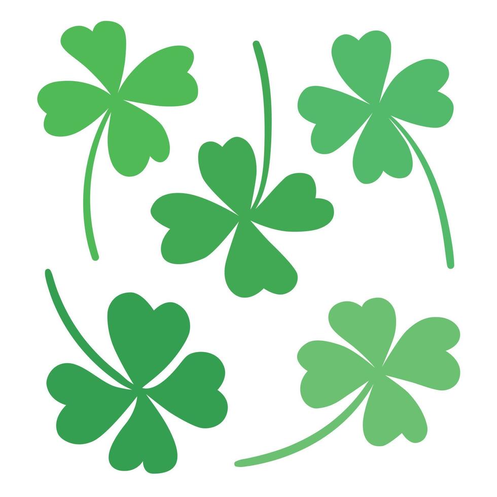 Lucky clover leaf vector images