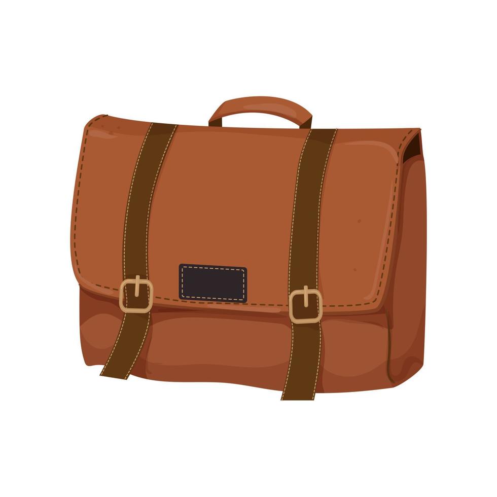 job briefcase color icon vector illustration