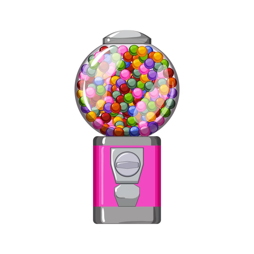 toy bubblegum machine cartoon vector illustration