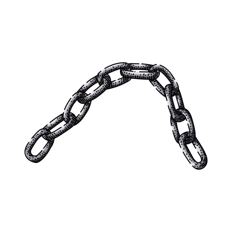 chain metal sketch hand drawn vector 17420692 Vector Art at Vecteezy