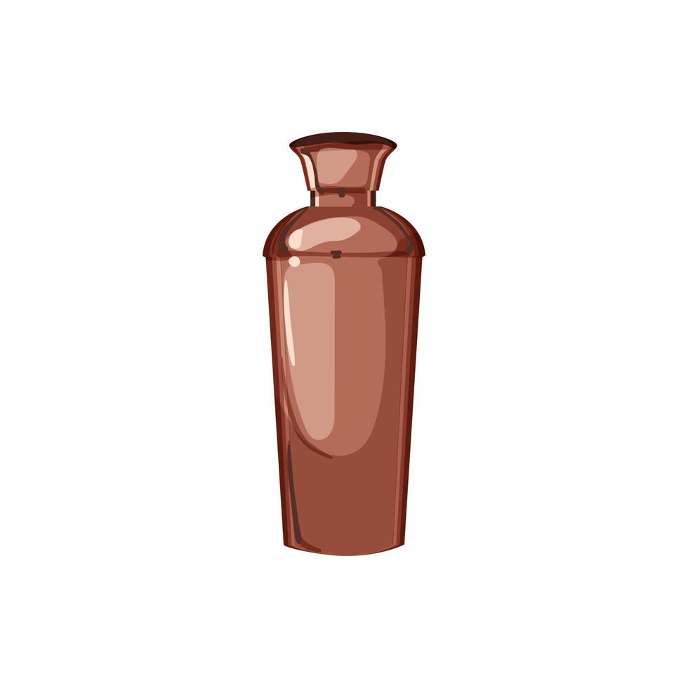 Ilustración de vector de dibujos animados de coctelera de bebidas