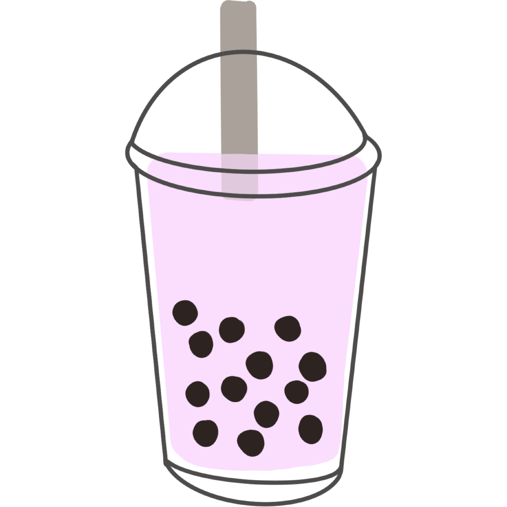 Free Pink Bubble Tea 17420760 PNG with Transparent Background