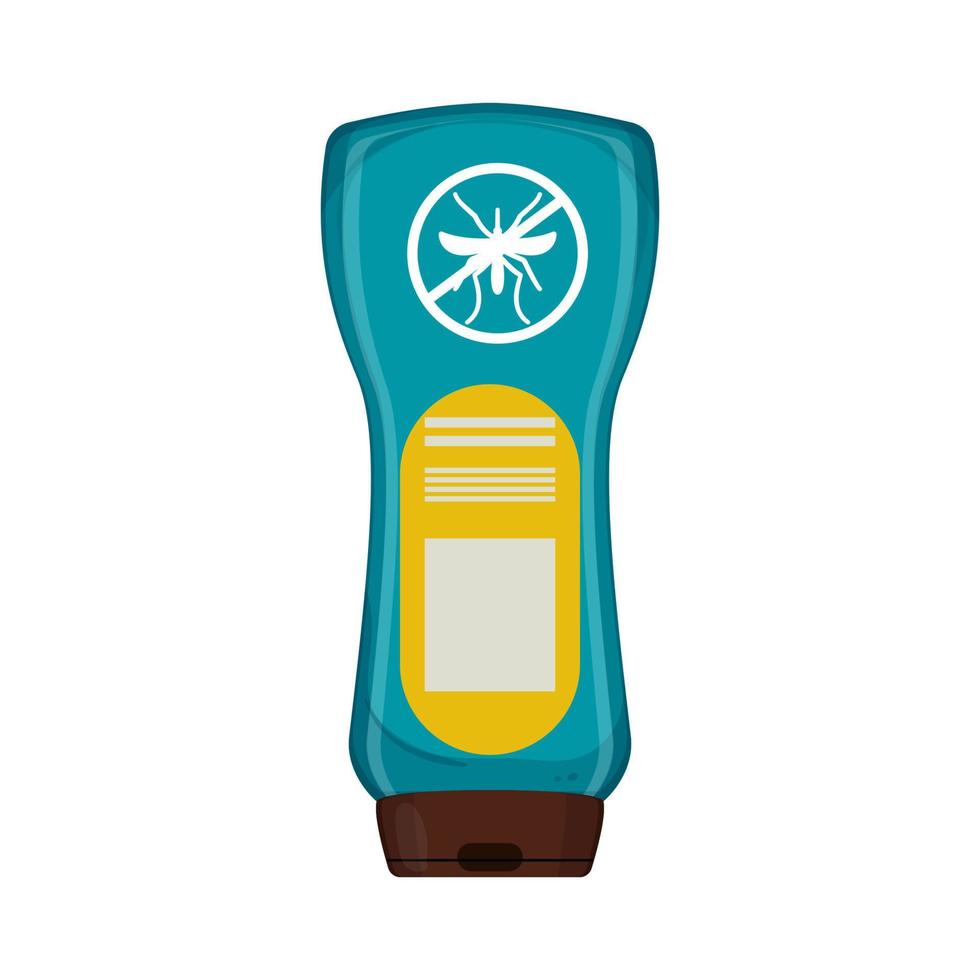 aerosol bug spray color icon vector illustration