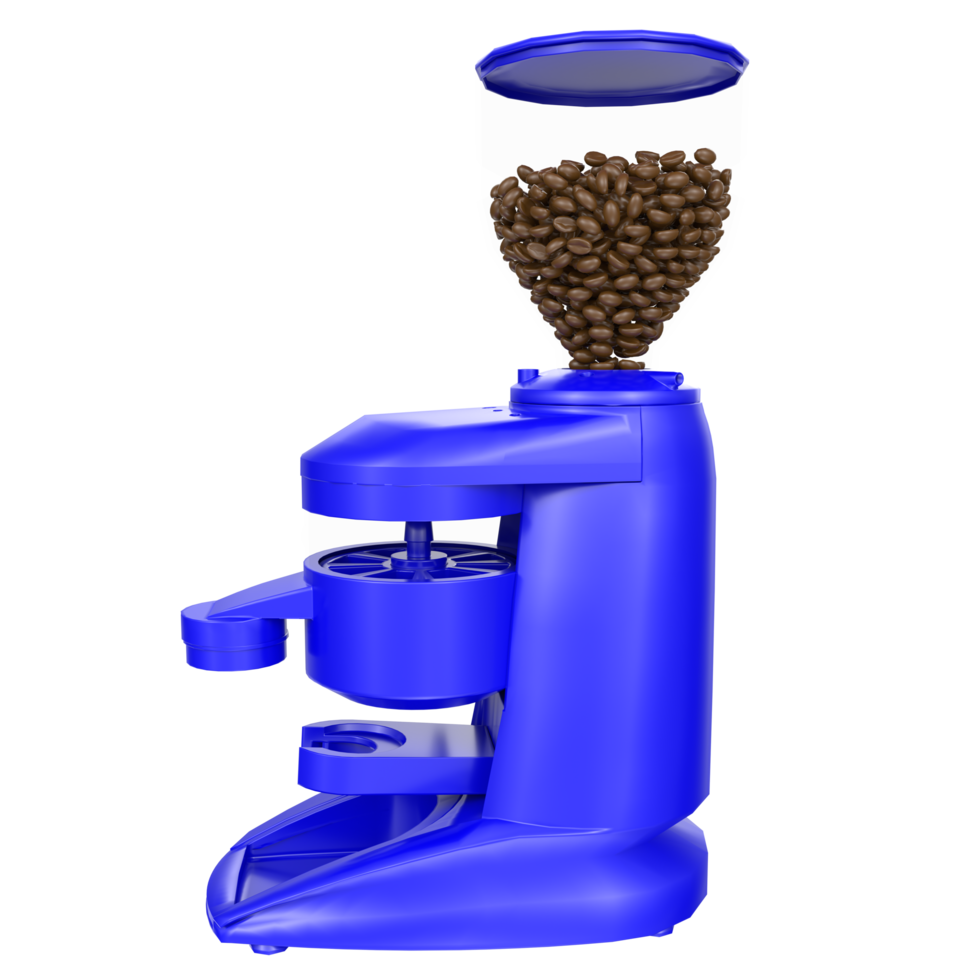 kaffekvarn och kaffebönor png