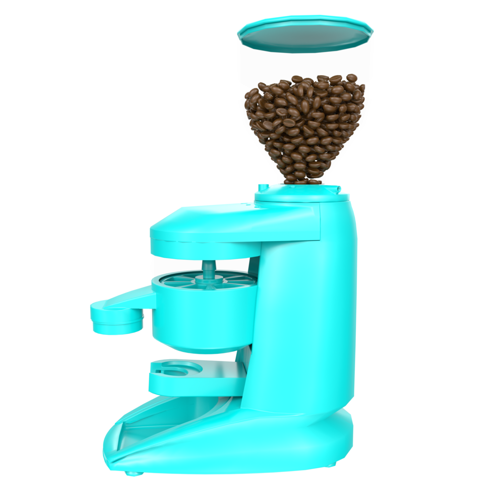 kaffekvarn och kaffebönor png