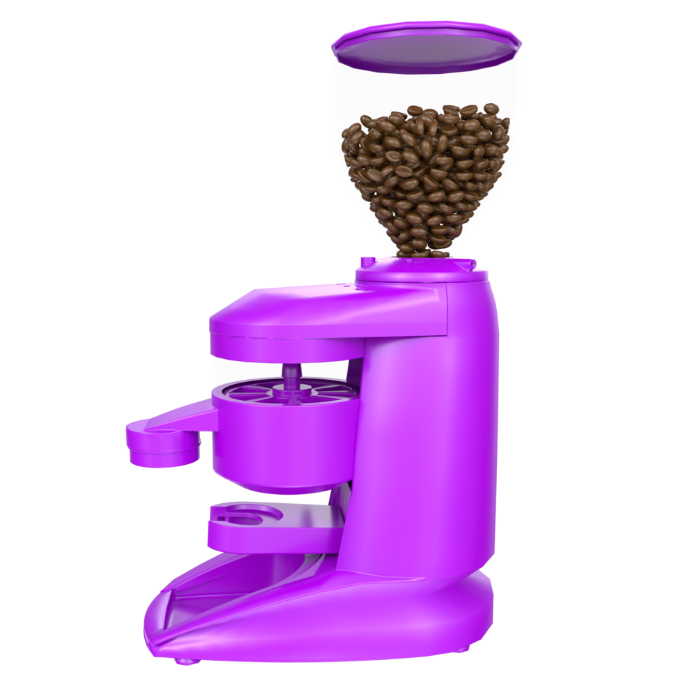 kaffekvarn och kaffebönor png