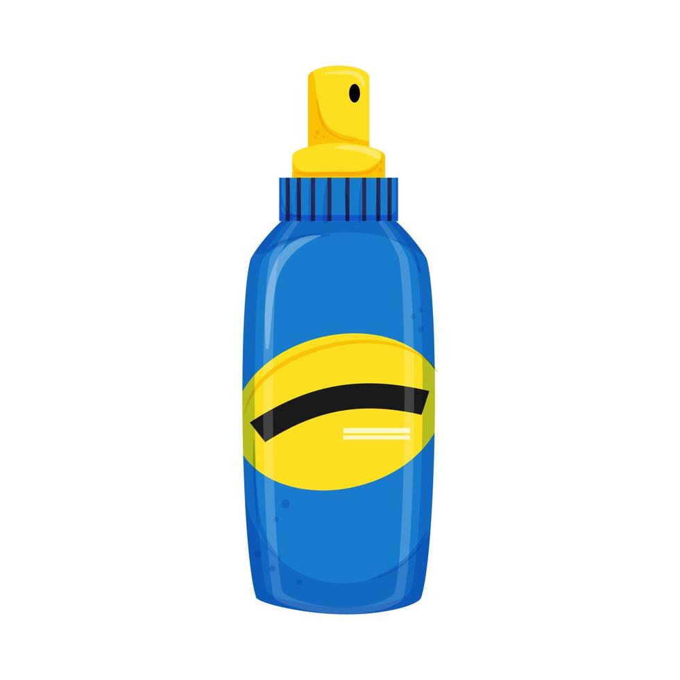 fly bug spray color icon vector illustration