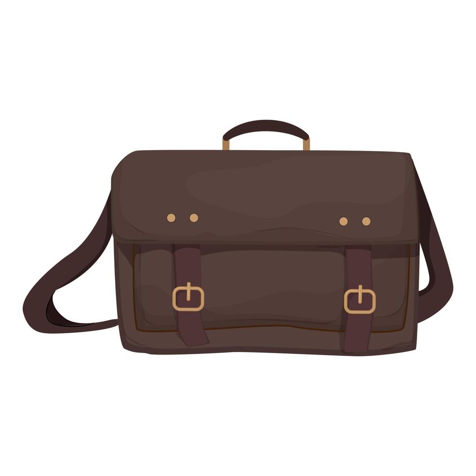 coporate briefcase color icon vector illustration