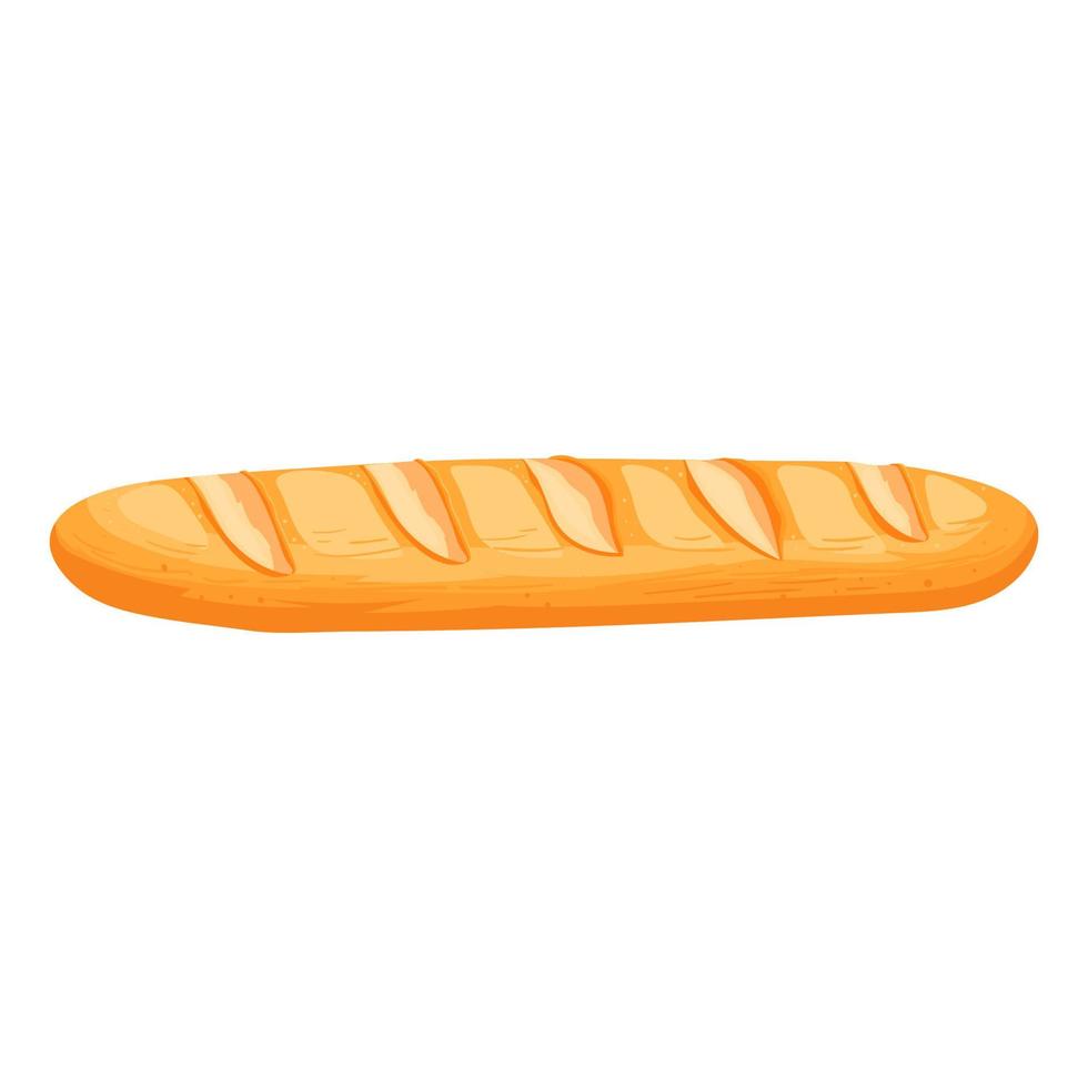 french bread cartoon vector illustration