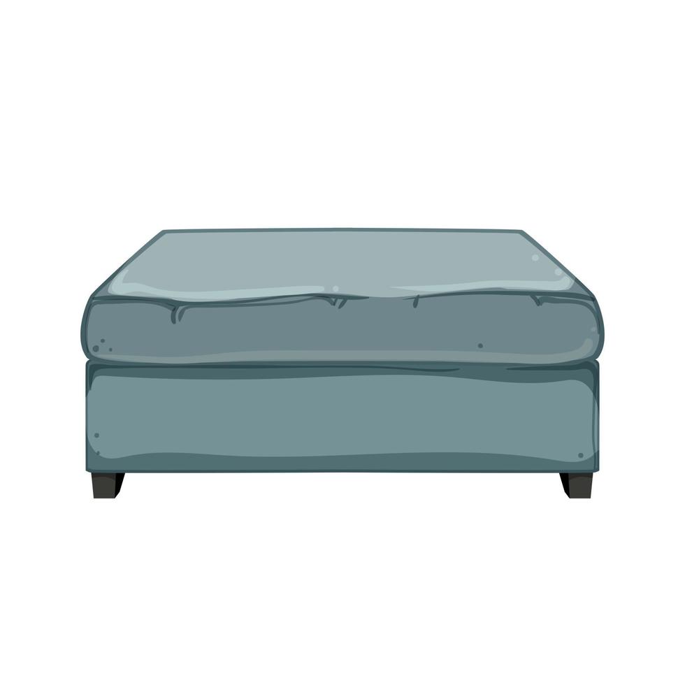 apartment bench bedroom cartoon vector illustration