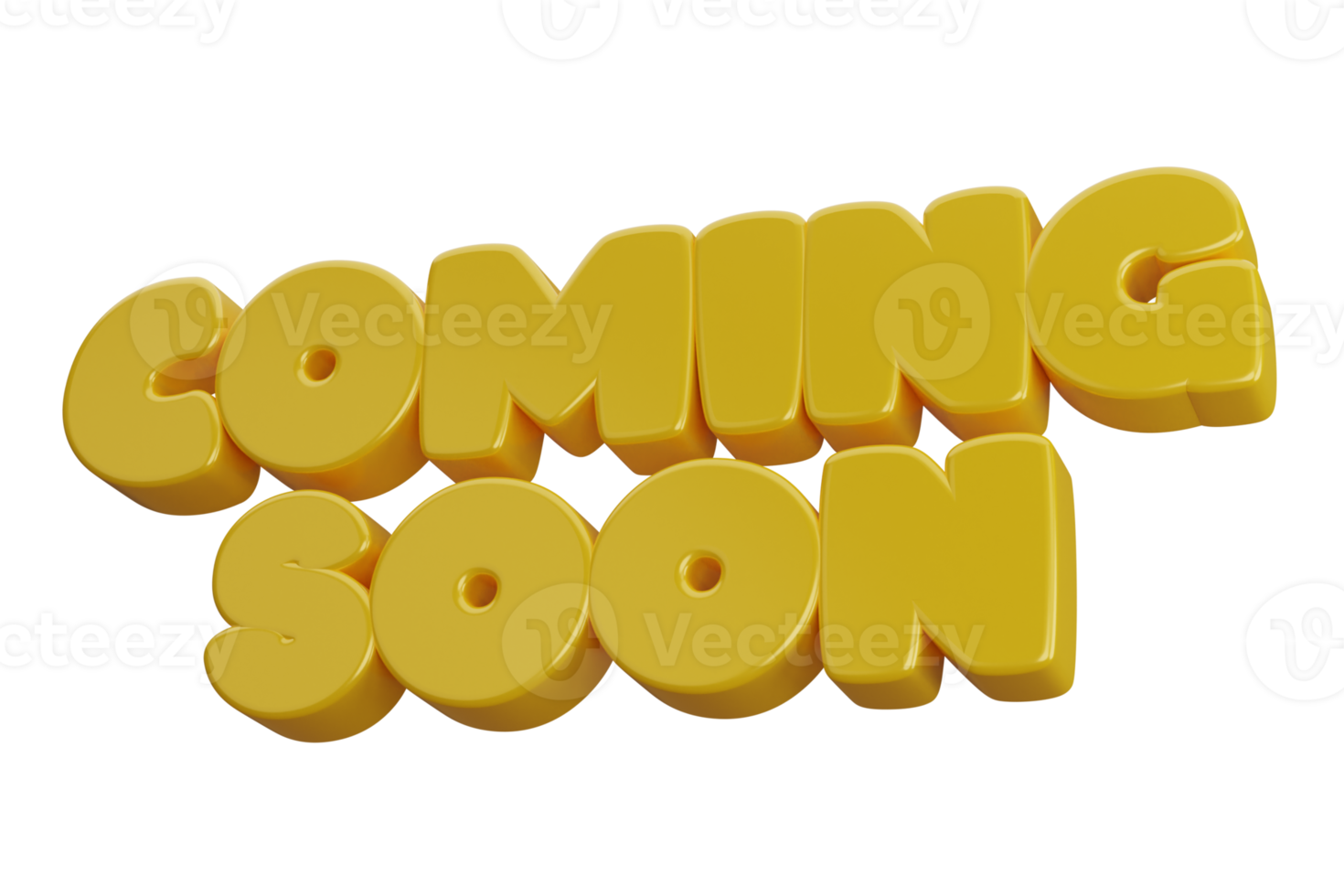 coming soon 3d word text png