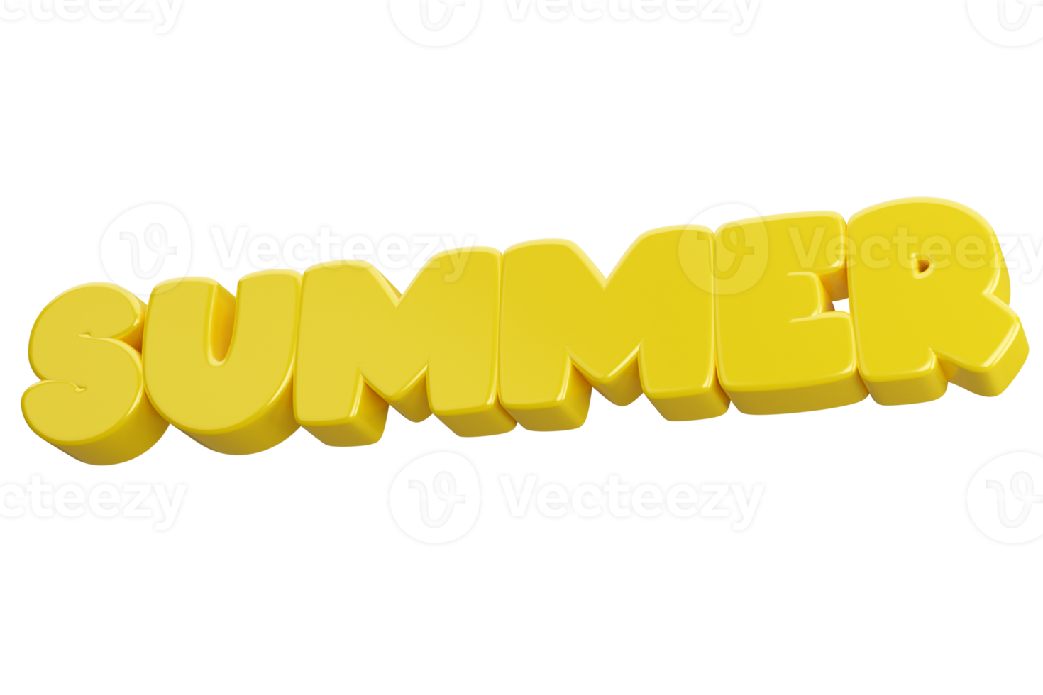 sommar 3d ord text png