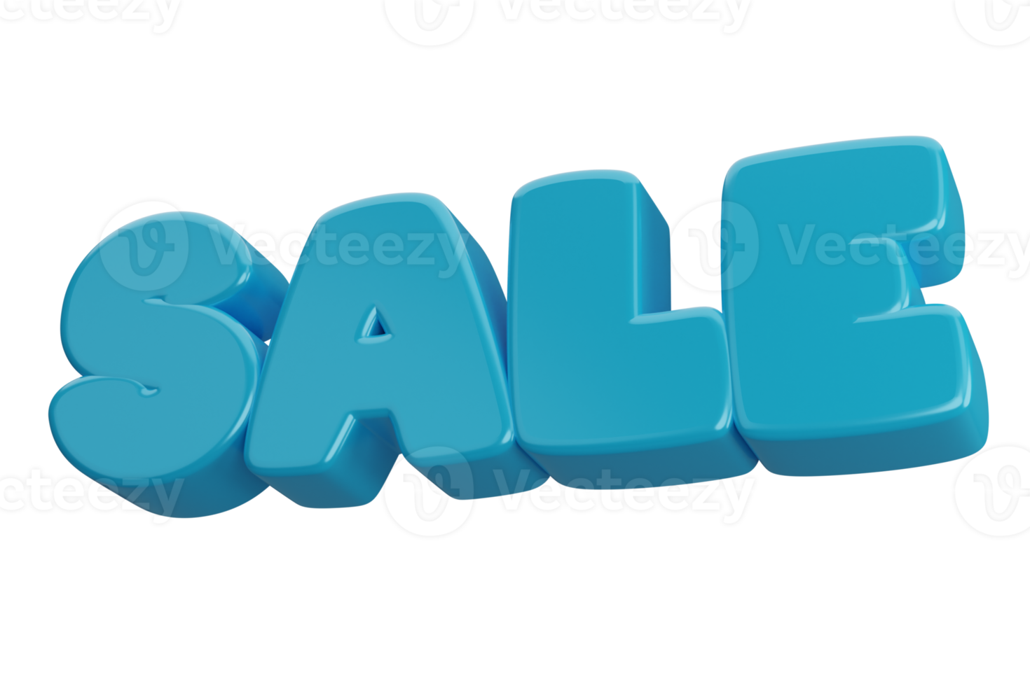 sale 3d word text png